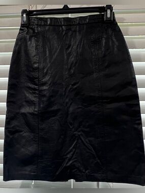 Outerwear by Phoenix Leather Pencil Skirt - Classic Straight Silhouette